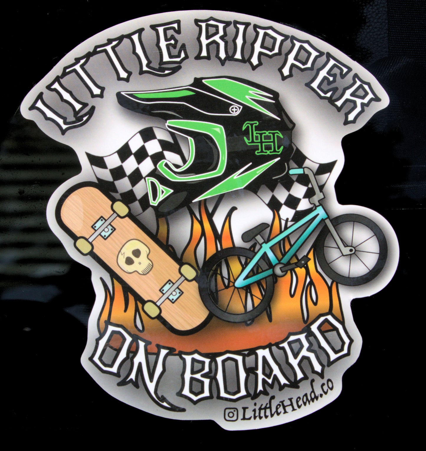 Little Ripper on Board Sticker