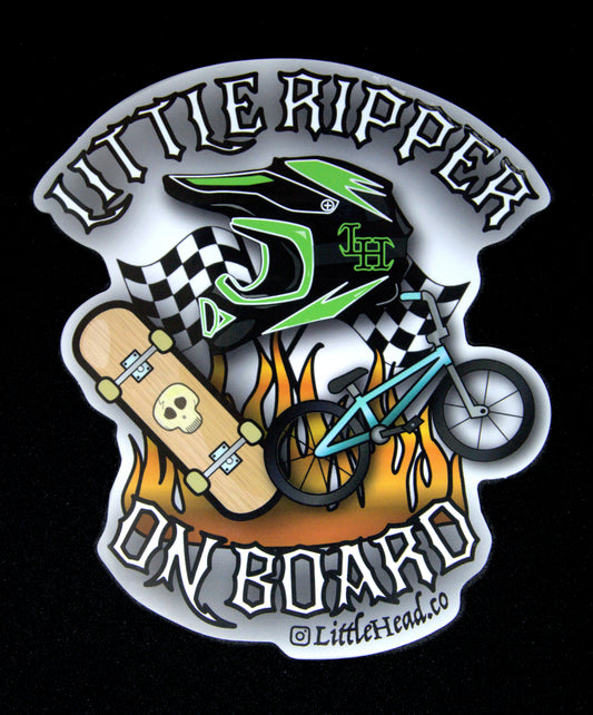 Little Ripper on Board Sticker