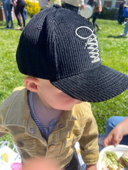 Little Sneakerhead Corduroy Hat - Black